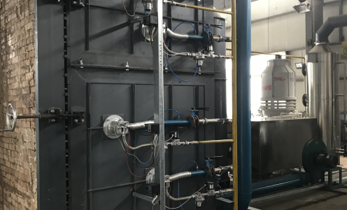 Vertical Comprehensive Fire Resistance Test Furnace