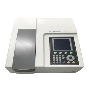 BRT-5800UV Dual Beam UV/Vis Spectrophotometer Deuterium Tungsten Lamp Low Stray Light Quantitative Analysis Lab Device